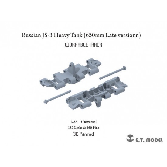 1/35 Russian JS-3 Heavy Tank (650mm Late version) Workable Track