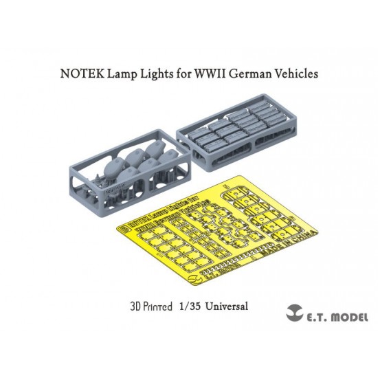 1/35 WWII German Vehicles NOTEK Lamp Lights (3D Printed)