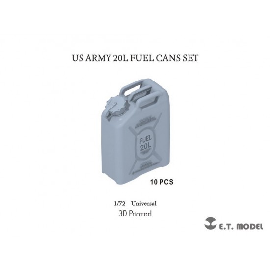 1/72 US Army 20L Fuel Cans Set (3D Printed)