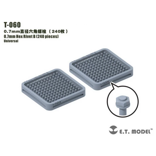 0.7mm Hex Rivet (240pcs)