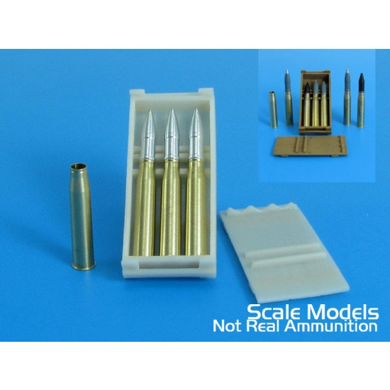 1/35 WWII German 75mm SprgrPatr 34 Standard HE Ammo set for KwK 40/StuK 40 L/43 & L/48