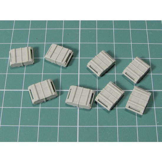 1/35 Modern Russian Ammo Crates Type II for AK-47 Kalashnikov 7.62mm Ammo