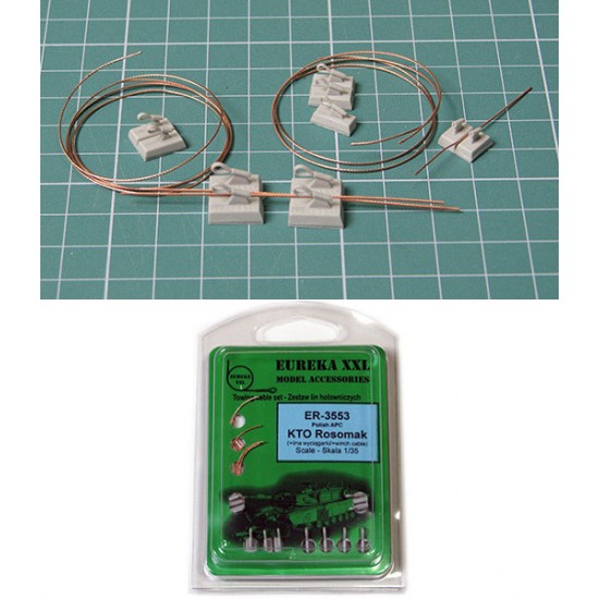1/35 Towing Cables for KTO Rosomak APC for IBG kits