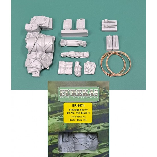 1/35 SdKfz.167 Sturmgeschutz IV Stowage Set for Rye Field Model #5060