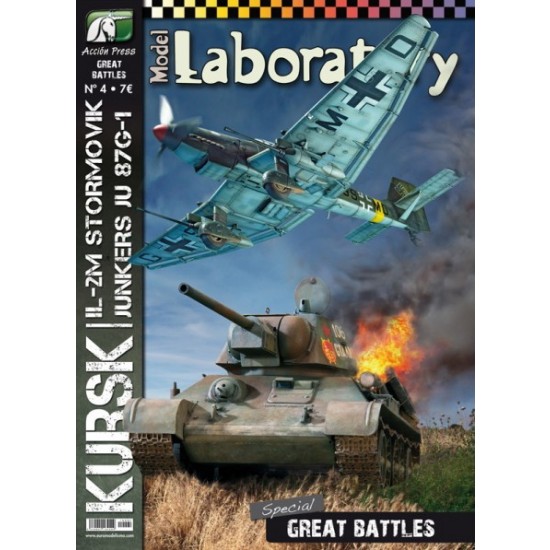 Colour Magazine-Model Laboratory No.4 Great Battles: Kursk Junkers Ju 87G-1 IL-2M Sturmovik