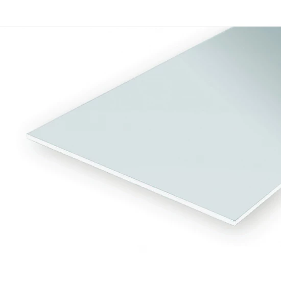 Styrene White Sheets (Size: 15cm x 30cm; Thickness: 2.0mm) 1pcs