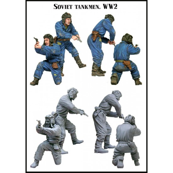 1/35 WWII Soviet Tankman (2 Figures)