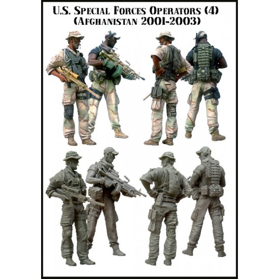 1/35 US Special Forces Operators (Afghanistan 2001-2003) Set #4 (2 Figures)