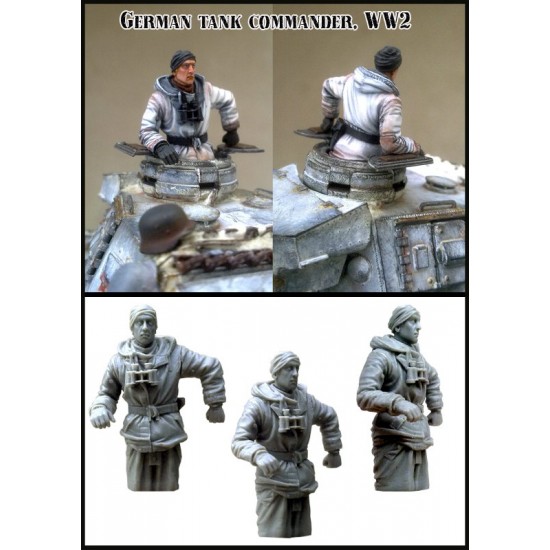 1/35 WWII German Tank Commander (1 Figure)