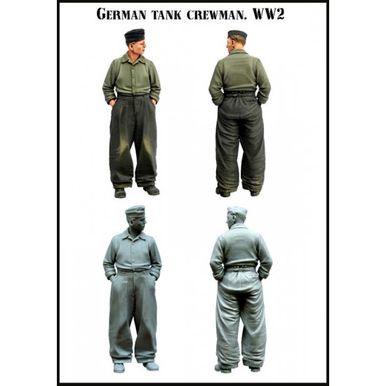 1/35 WWII German Tank Crewman Set #1 (1 Figure)