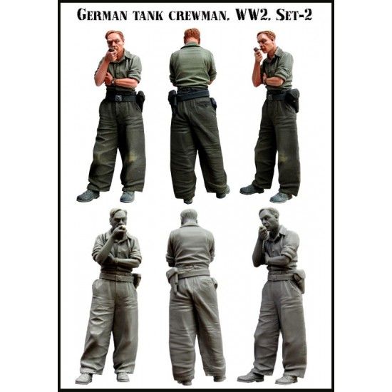 1/35 WWII German Tank Crewman Set #2 (1 Figure)