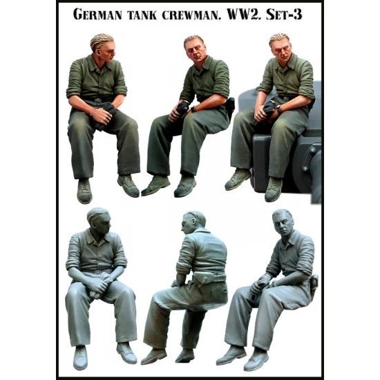 1/35 WWII German Tank Crewman Set #3 (1 Figure)