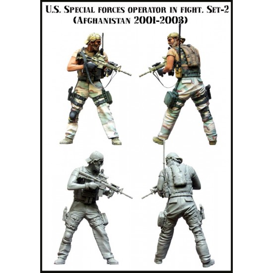 1/35 US Special Forces Operator in Fight (Afghanistan 2001-2003) Vol.2 (1 Figure)