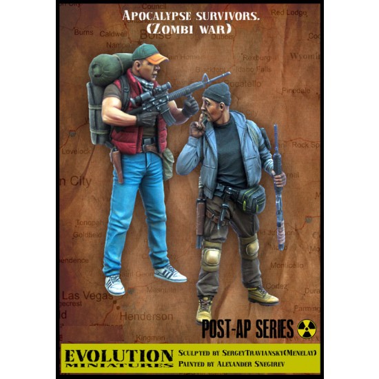 1/35 Apocalypse Survivors in Zombie War