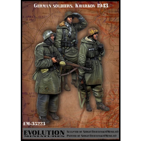 1/35 German Soldiers 1943 - 1945 (3 figures)