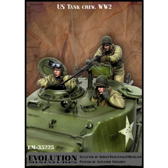 1/35 WWII US Tank Crews (3 figures)