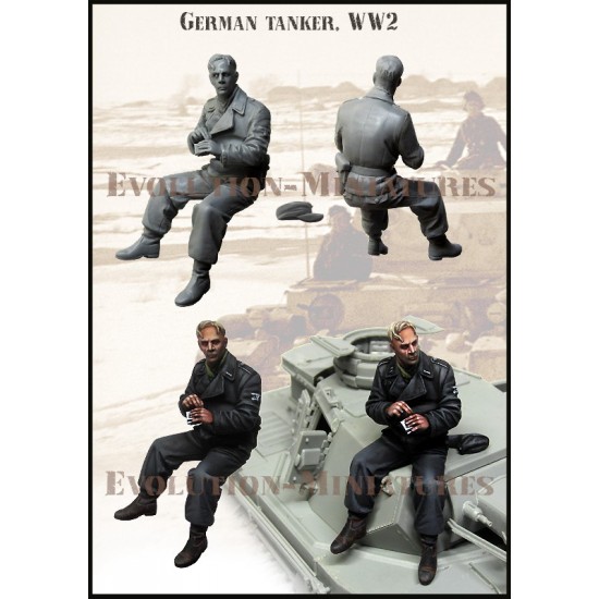 1/35 WWII German Tankers (2 figures)