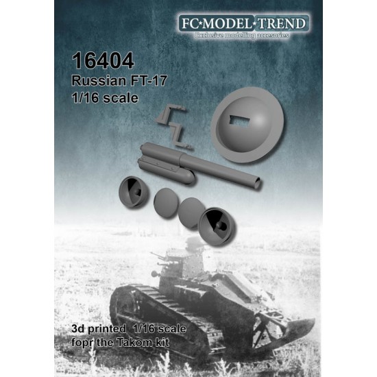 1/16 Russian FT-17 Detail Set for Takom Model