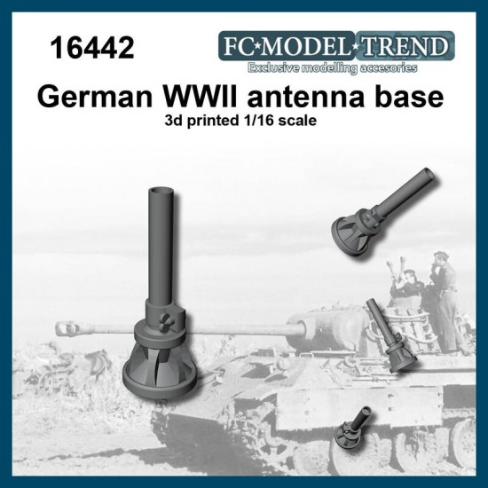 1/16 WWII German Antenna Bases
