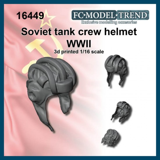 1/16 WWII Soviet Tanker Helmet 