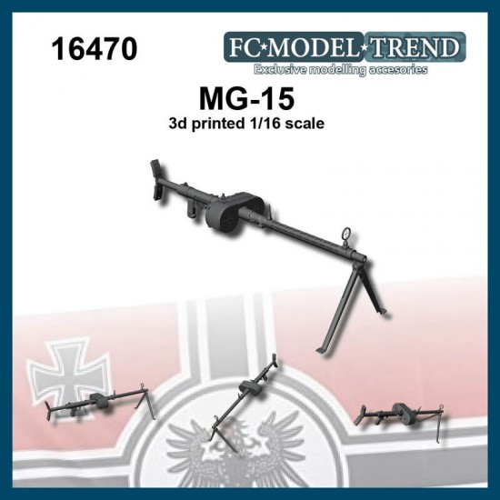 1/16 German MG-15 7.92mm Machine Gun