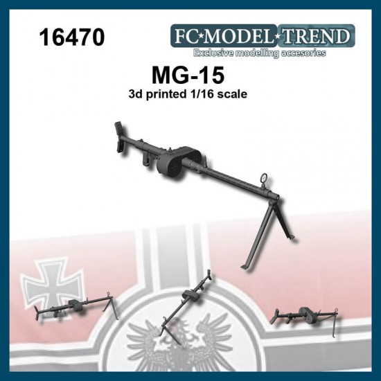 1/16 German MG-15 7.92mm Machine Gun