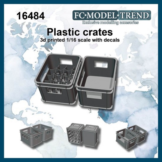 1/16 Plastic Crates