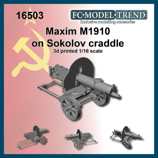 1/16 Maxim M1910 on Sokolov Craddle