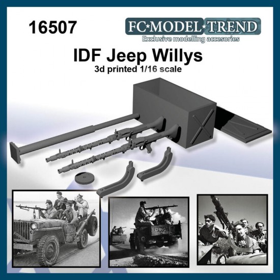 1/16 IDF Jeep Willys Upgrade Parts