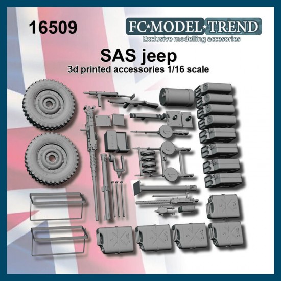 1/16 SAS Jeep Accessories