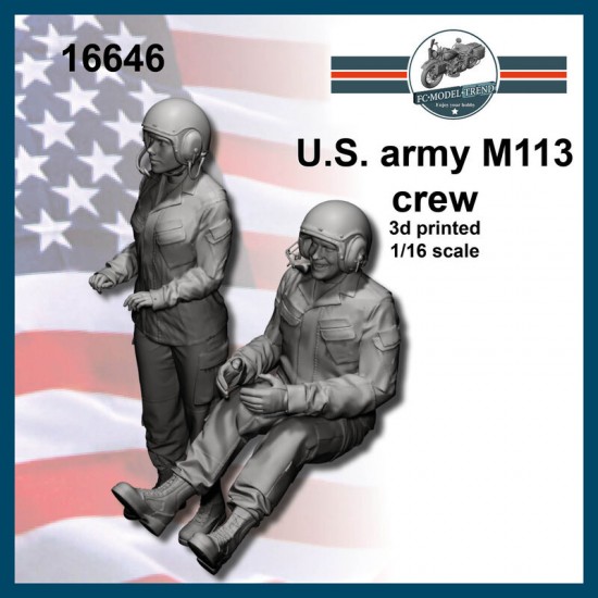 1/16 Modern US Army M113 Crew