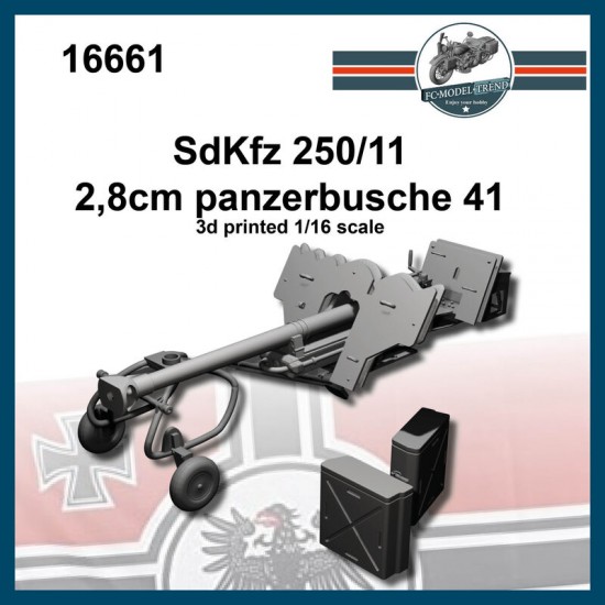 1/16 Sdkfz 250/11 2.8cm Panzerbusche 41