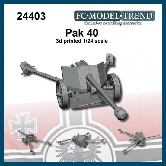 1/24 7.5 cm Pak 40 Anti-tank Gun