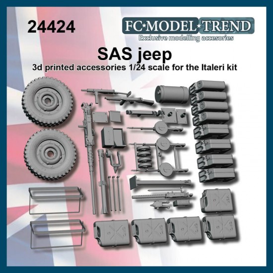 1/24 SAS Jeep Conversion set for Italeri kits