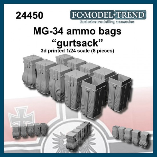 1/24 MG-34 Ammo Bags "Gurtsacks"