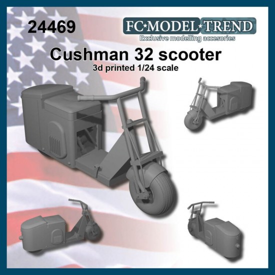 1/24 Cushman 32 Scooter