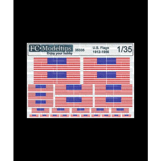 1/35 United States Flags 1912-1956 Decals