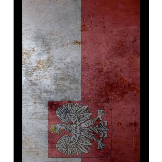 Grunge Self-adhesive Base - Poland (260 x 190mm)