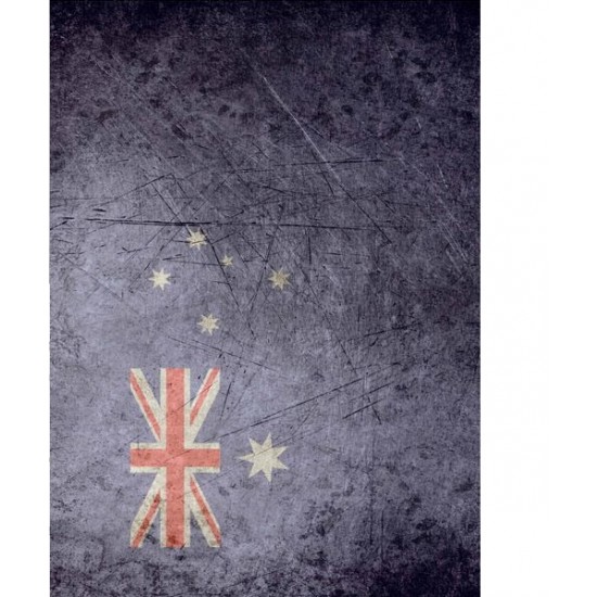 Self Adhesive Grunge Base (Flag) -  Australia (26x19cm)