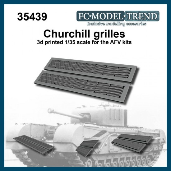 1/35 Churchill Tank Mesh Grilles for AFV Club kits