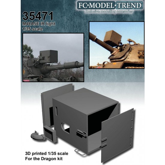 1/35 Spanish M48 IR Light for Dragon kits