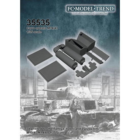 1/35 M14/41 Carro Armato Detail Set for Tamiya/Italeri/Zvezda kits