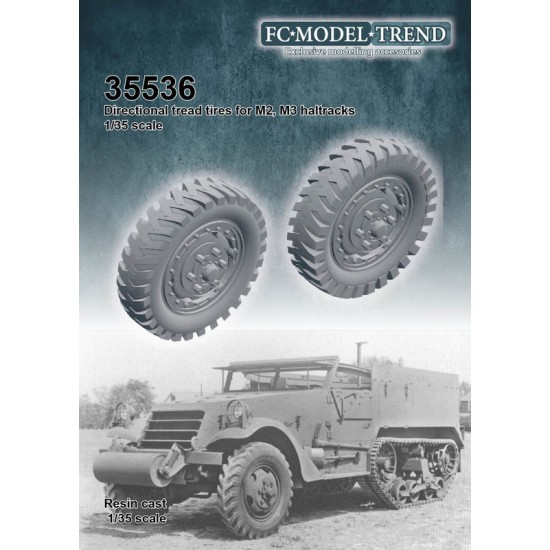 1/35 M2/M3 Halftracks Directional Tyres