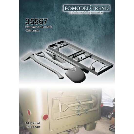 1/35 US Pioneer Tools Rack