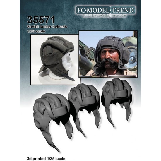 1/35 Soviet Tank Crews Helmets