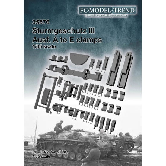 1/35 Stug III Clamps