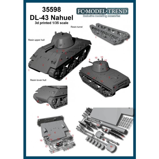 1/35 DL-43 Nahuel Argentinian Tank