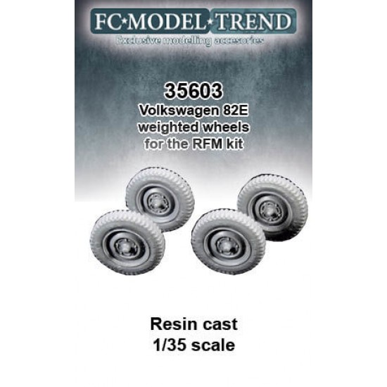1/35 Volkswagen Typ 82 Wheels for Rye Field Model