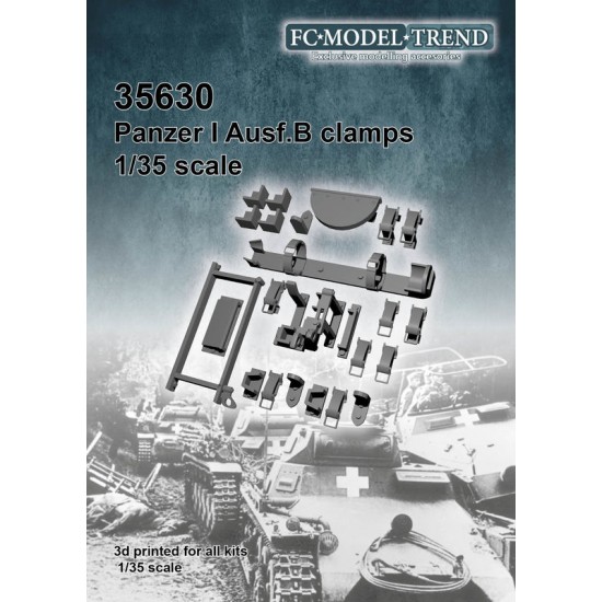 1/35 Panzer I Ausf. B Tool Clamps