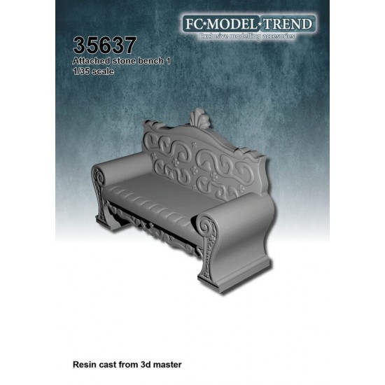 1/35 Wall Stone Bench